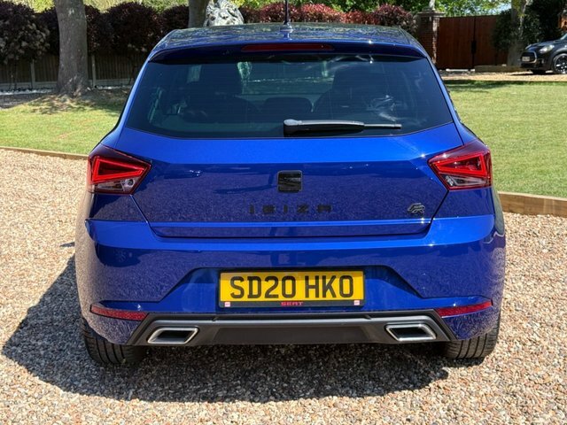 Seat Ibiza 2020 1.0 Tsi Fr Sport Hatchback SD20HKO Blue #4