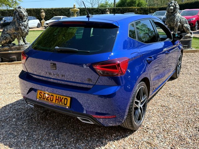 Seat Ibiza 2020 1.0 Tsi Fr Sport Hatchback SD20HKO Blue #3