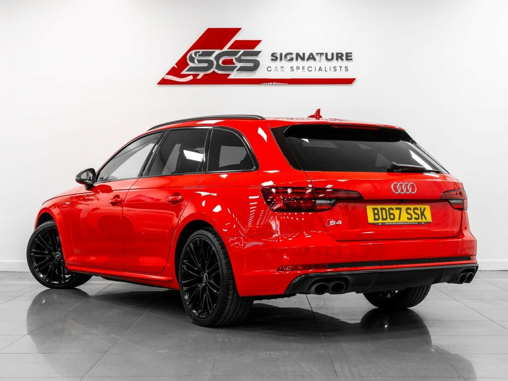 Audi S4 Estate BD67SSK Red #3