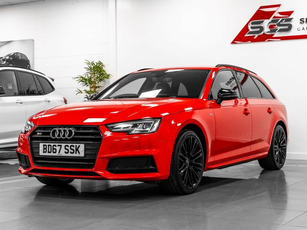 Audi S4 Estate BD67SSK Red #2