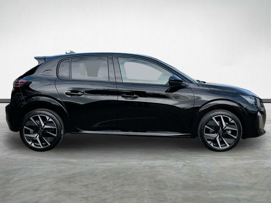 Peugeot e-208 51Kwh Gt 7.4Kw Charger  Black #2