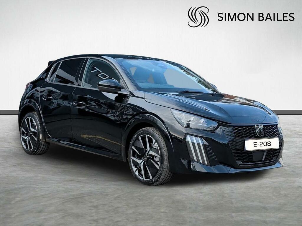 Peugeot e-208 51Kwh Gt 7.4Kw Charger Black