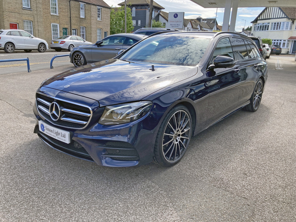 Mercedes-Benz E Class E220 Amg Line Bluetec Estate Eu6 BU69CYX Blue #3