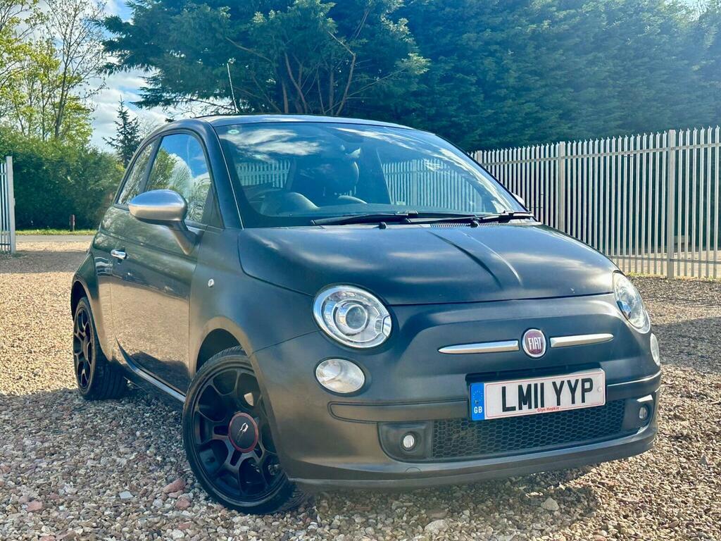 Fiat 500 Hatchback 0.9 Twinair Matt Black Euro 5 Ss Black