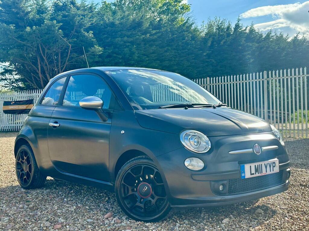 Fiat 500 Hatchback 0.9 Twinair Matt Black Euro 5 Ss Black #2
