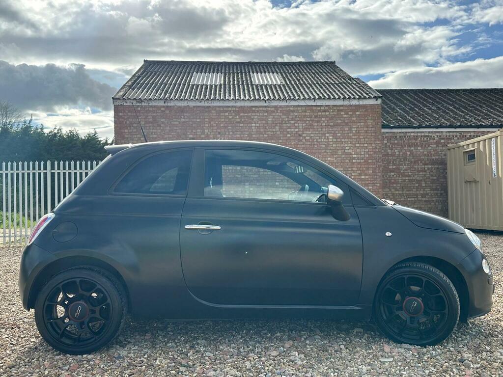Fiat 500 Hatchback 0.9 Twinair Matt Black Euro 5 Ss Black #3