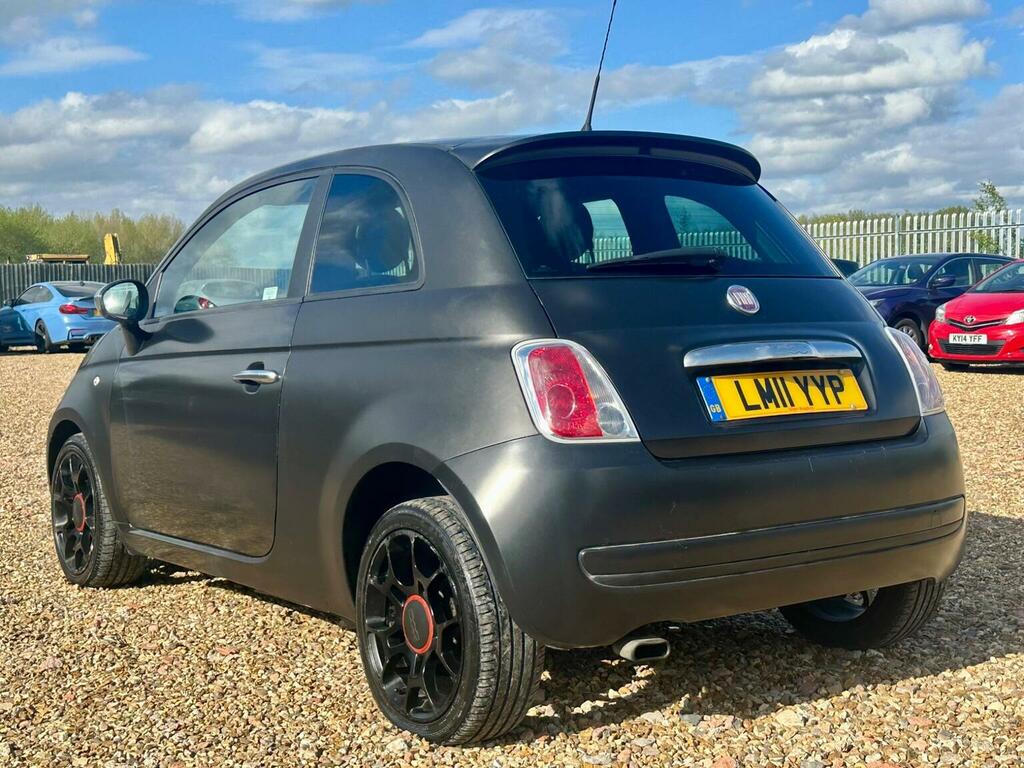 Fiat 500 Hatchback 0.9 Twinair Matt Black Euro 5 Ss Black #6