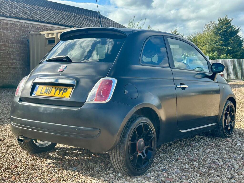 Fiat 500 Hatchback 0.9 Twinair Matt Black Euro 5 Ss Black #4
