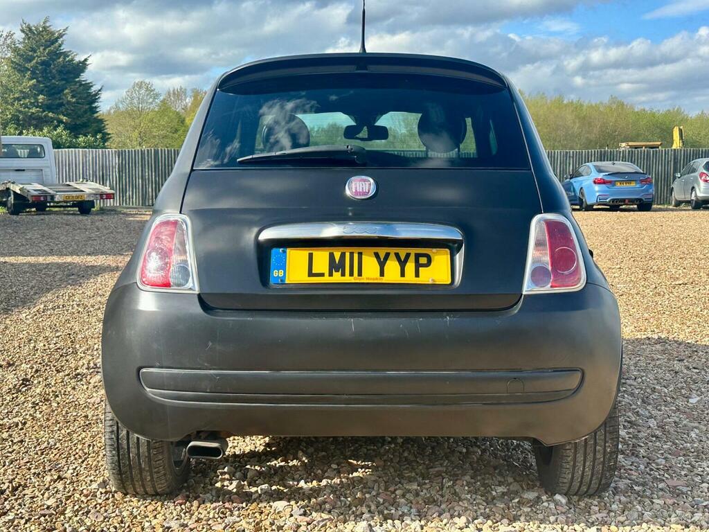 Fiat 500 Hatchback 0.9 Twinair Matt Black Euro 5 Ss Black #5