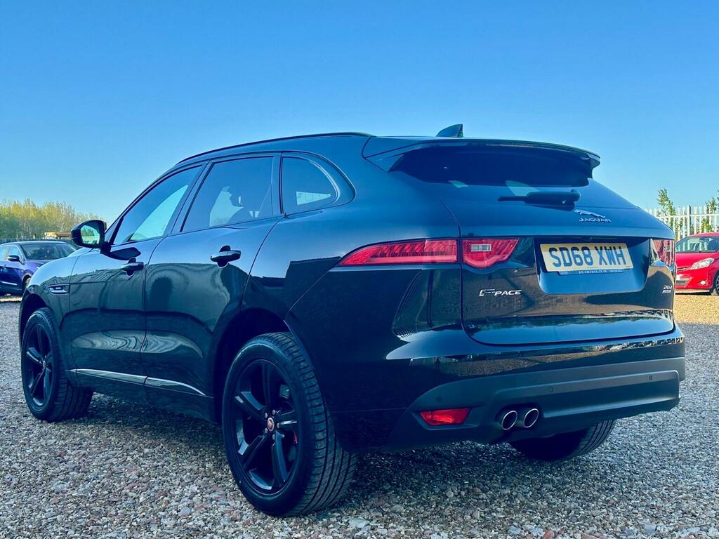 Jaguar F-Pace Suv 2.0 D180 R-sport Awd Euro 6 Ss 20 SD68XWH Black #6