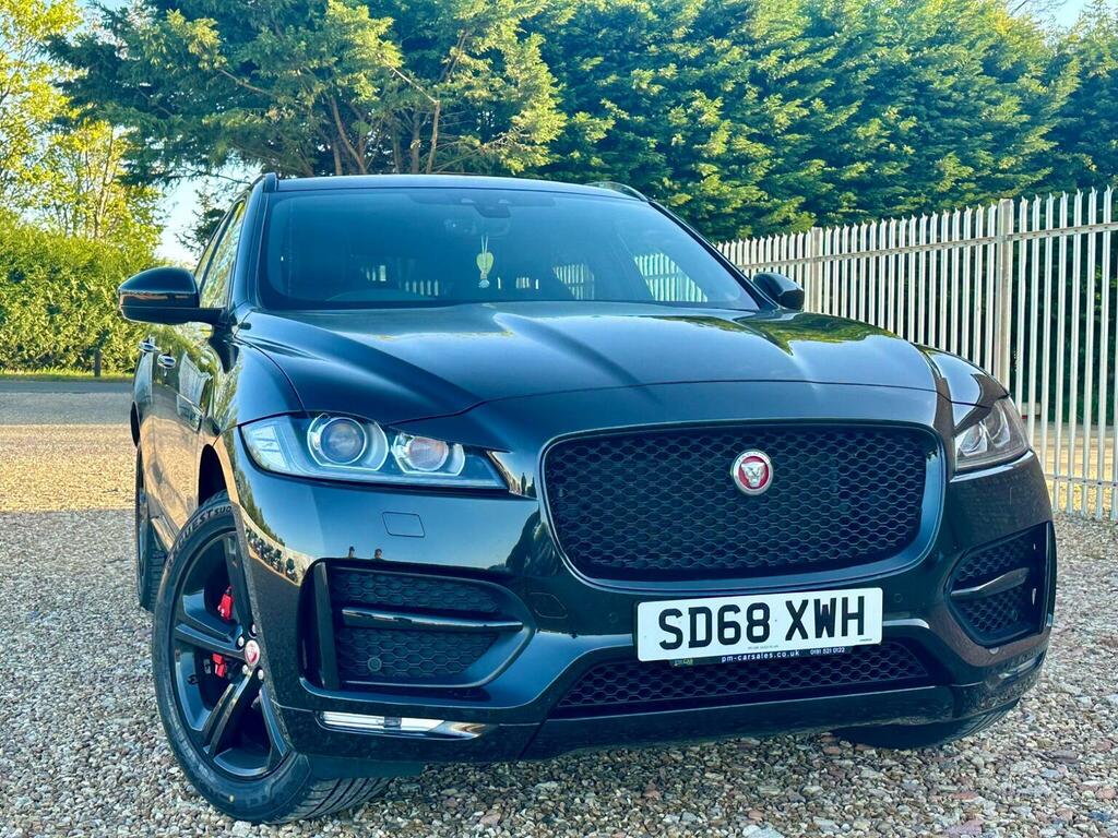 Jaguar F-Pace Suv 2.0 D180 R-sport Awd Euro 6 Ss 20 SD68XWH Black #2