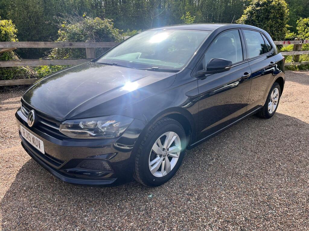 Volkswagen Polo Hatchback 1.0 Evo Se Euro 6 Ss 201919 RJ19WUV Black #3