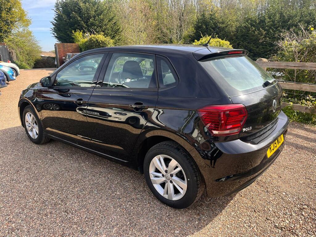 Volkswagen Polo Hatchback 1.0 Evo Se Euro 6 Ss 201919 RJ19WUV Black #4