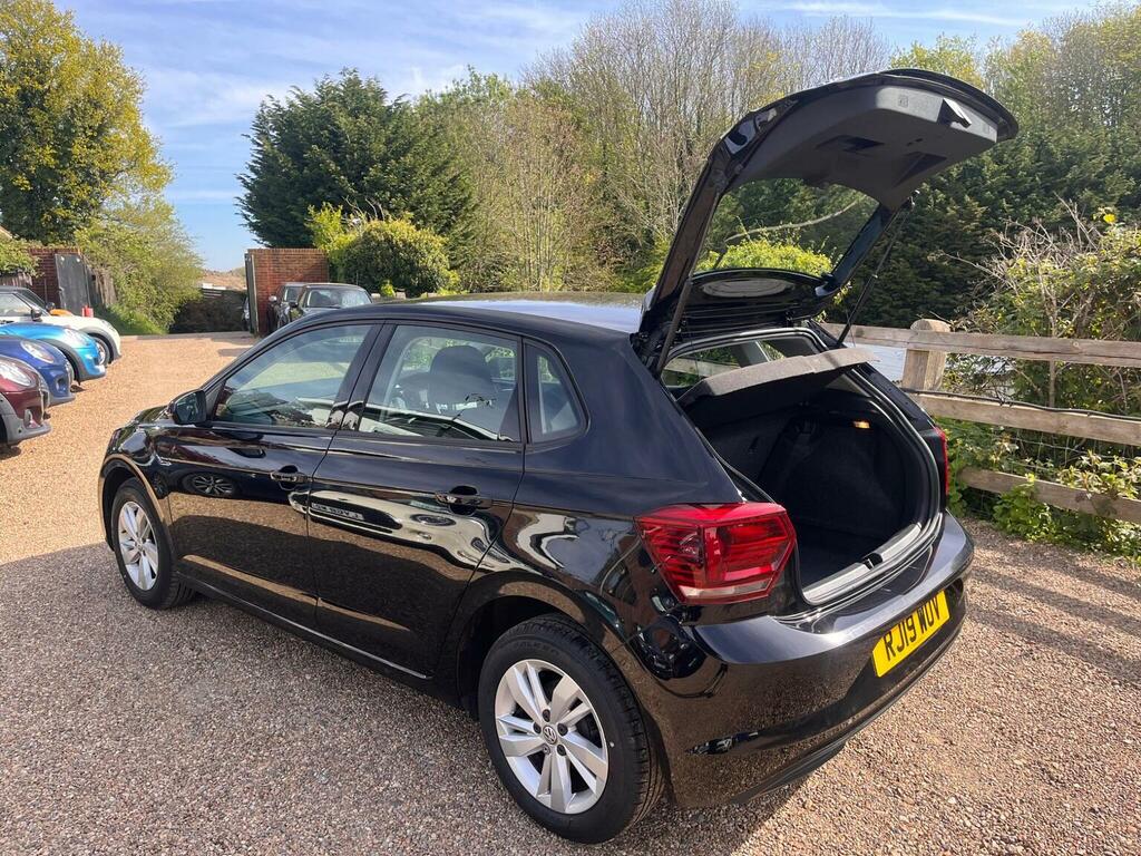 Volkswagen Polo Hatchback 1.0 Evo Se Euro 6 Ss 201919 RJ19WUV Black #5