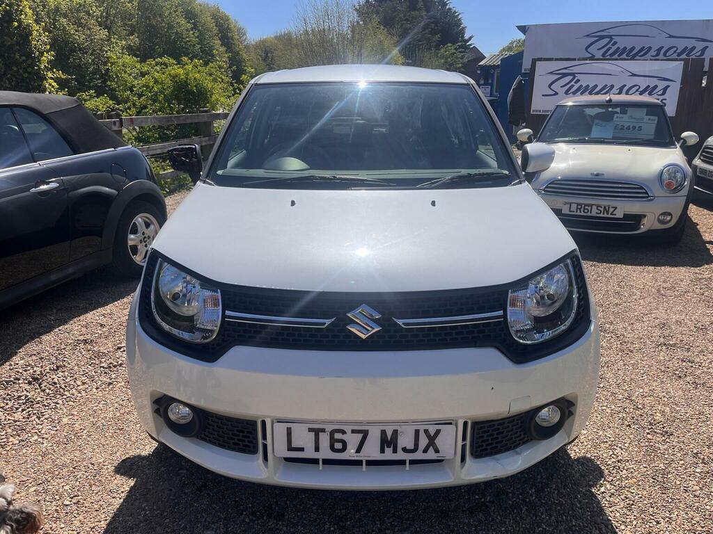 Suzuki Ignis Hatchback 1.2 Dualjet Sz3 Euro 6 201767 LT67MJX White #2