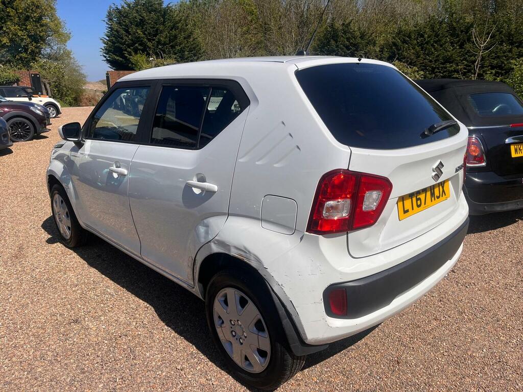 Suzuki Ignis Hatchback 1.2 Dualjet Sz3 Euro 6 201767 LT67MJX White #4