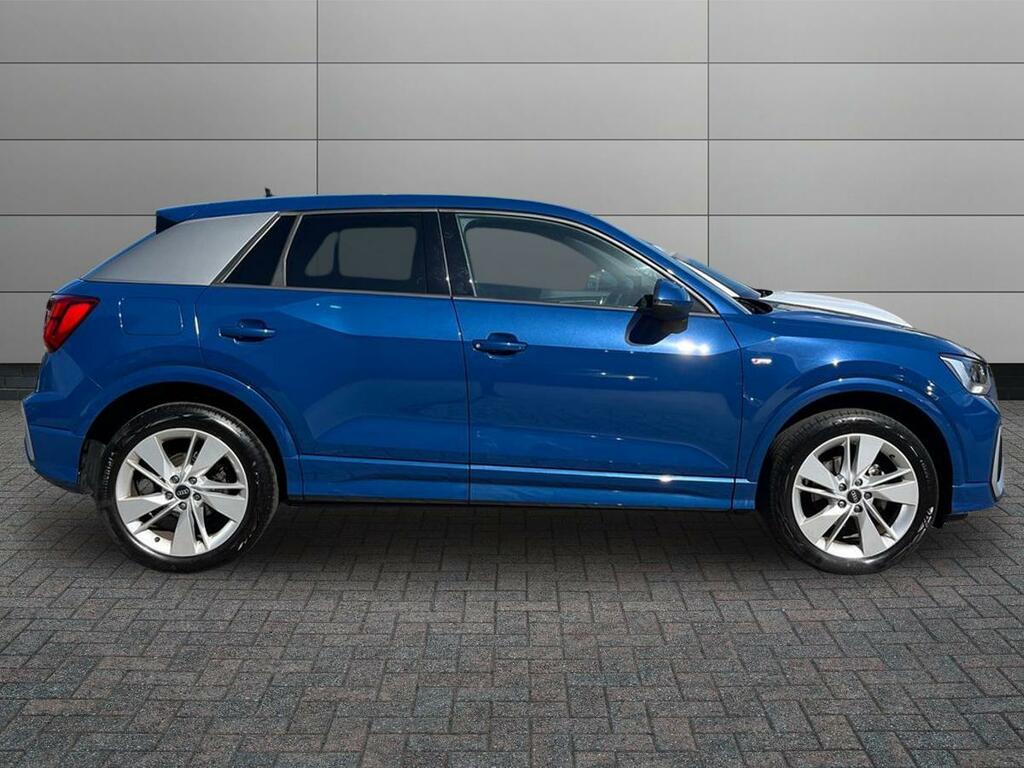 Audi Q2 1.0 Tfsi 30 S Line Euro 6 Ss CV25JYZ Blue #5