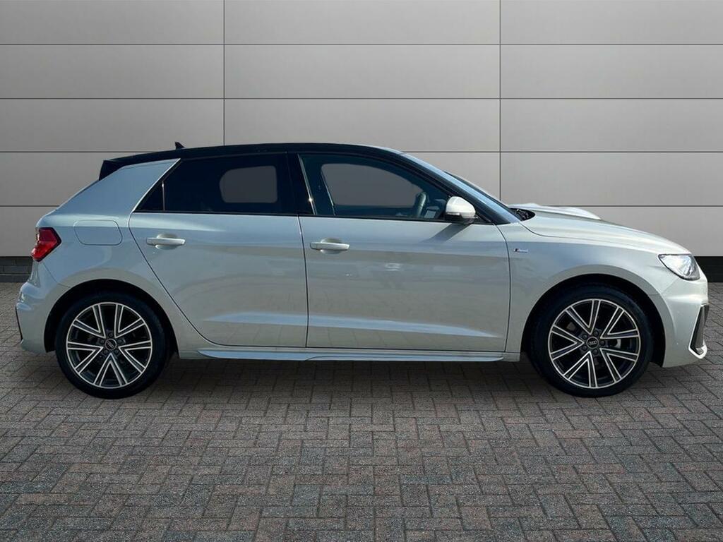 Audi A1 1.5 Tfsi 35 S Line Sportback S Tronic Euro 6 Ss CV75NXZ Silver #5