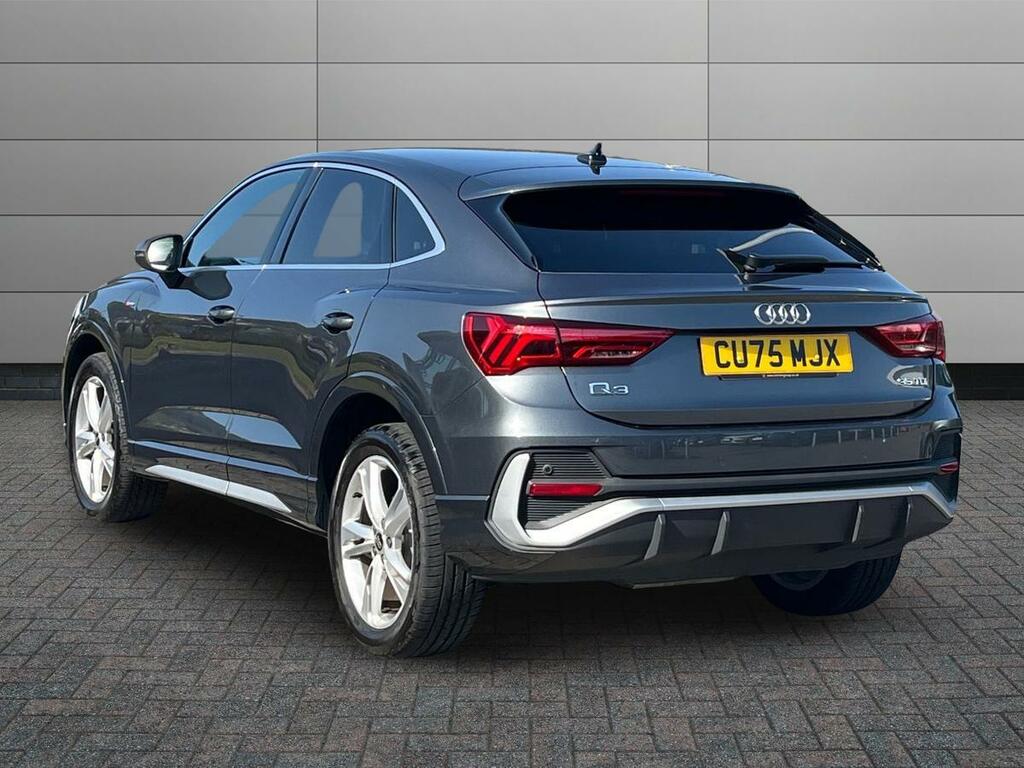 Audi Q3 2.0 Tdi 35 S Line Sportback S Tronic Euro 6 Ss CU75MJX Grey #2