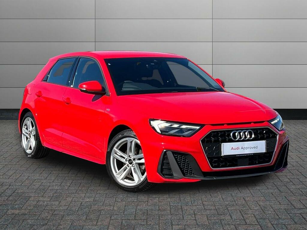 Audi A1 1.0 Tfsi 30 S Line Sportback S Tronic Euro 6 Ss CP23ZRF Red