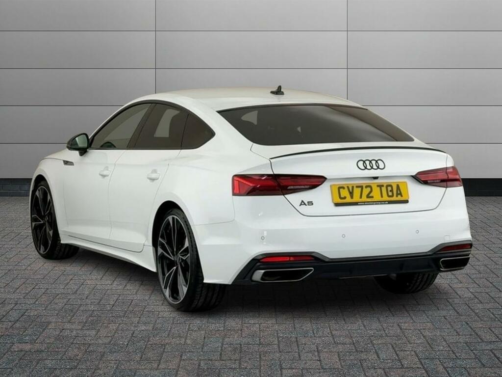Audi A5 2.0 Tfsi 40 Black Edition Sportback S Tronic Euro CV72TOA White #2