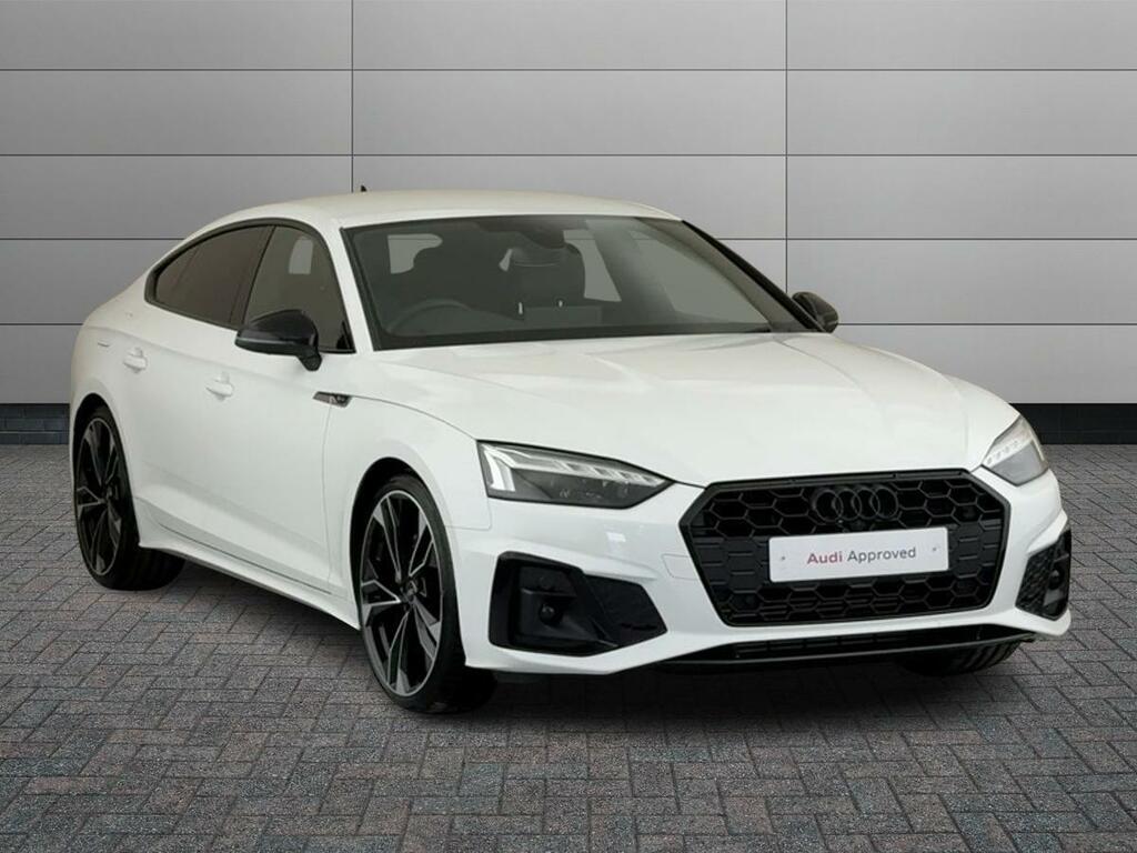 Audi A5 2.0 Tfsi 40 Black Edition Sportback S Tronic Euro White