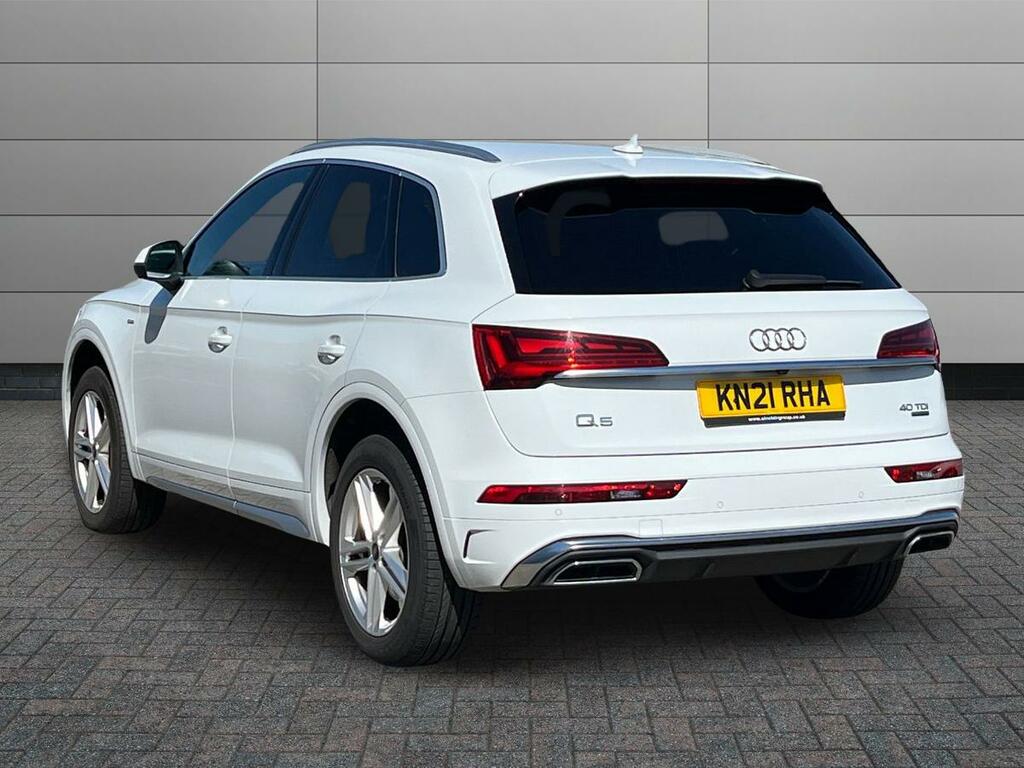 Audi Q5 2.0 Tdi 40 S Line S Tronic Quattro Euro 6 Ss White #2