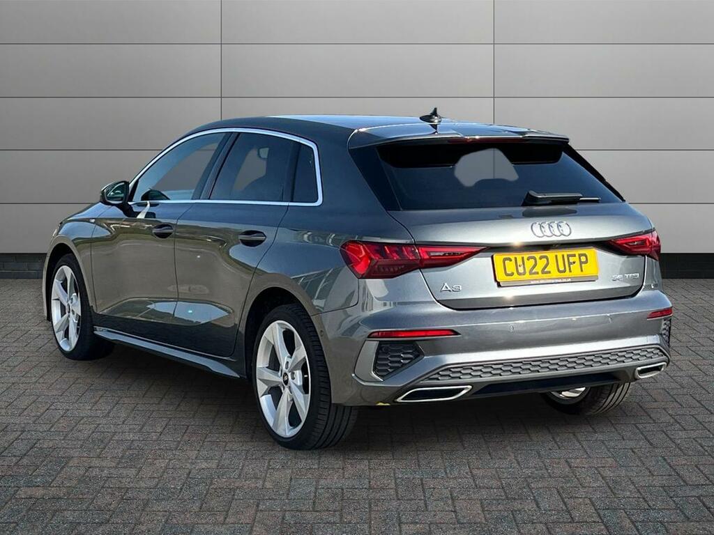 Audi A3 1.5 Tfsi 35 S Line Sportback S Tronic Euro 6 Ss CU22UFP Grey #2