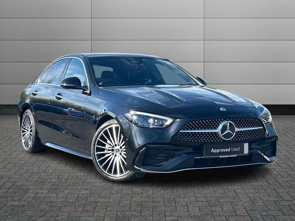 Mercedes-Benz C Class 2.0 C220dh Mhev Amg Line Premium Plus G-tronic Black