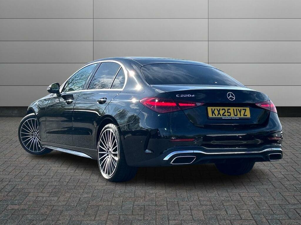 Mercedes-Benz C Class 2.0 C220dh Mhev Amg Line Premium Plus G-tronic KX25UYZ Black #2