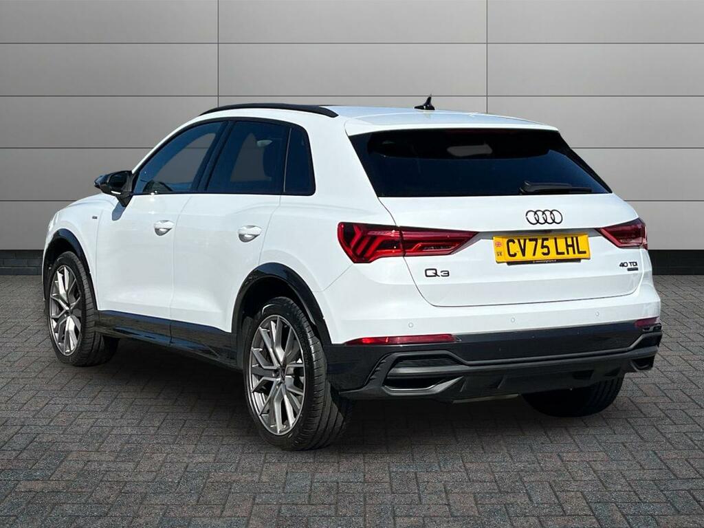 Audi Q3 2.0 Tdi 40 Black Edition S Tronic Quattro Euro 6 CV75LHL White #2