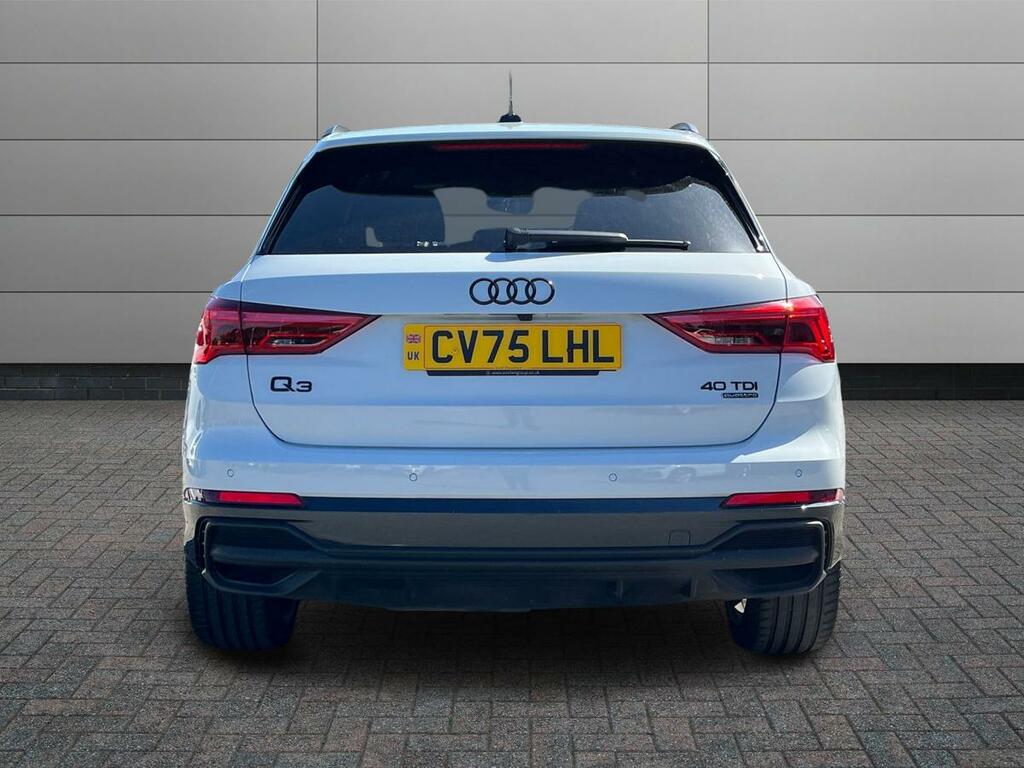 Audi Q3 2.0 Tdi 40 Black Edition S Tronic Quattro Euro 6 CV75LHL White #6