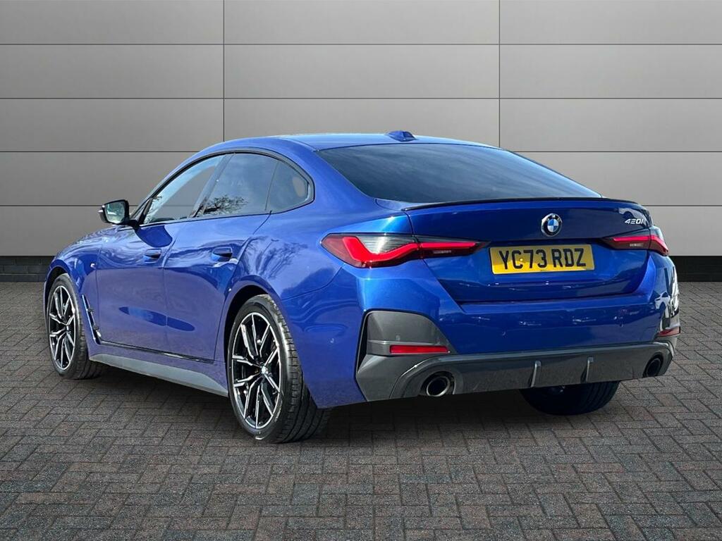 BMW 4 Series 2.0 420I M Sport Hatchback Euro 6 YC73RDZ Blue #2