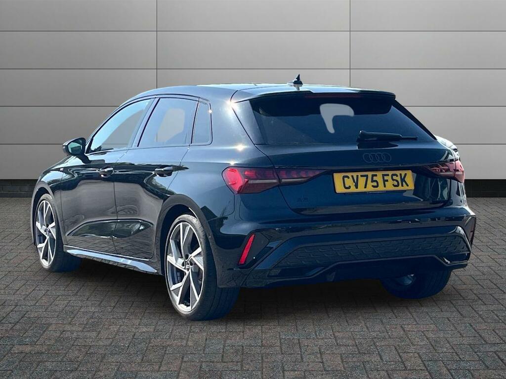 Audi A3 1.5 Tfsi Black Edition Sportback Euro 6 Ss CV75FSK Black #2