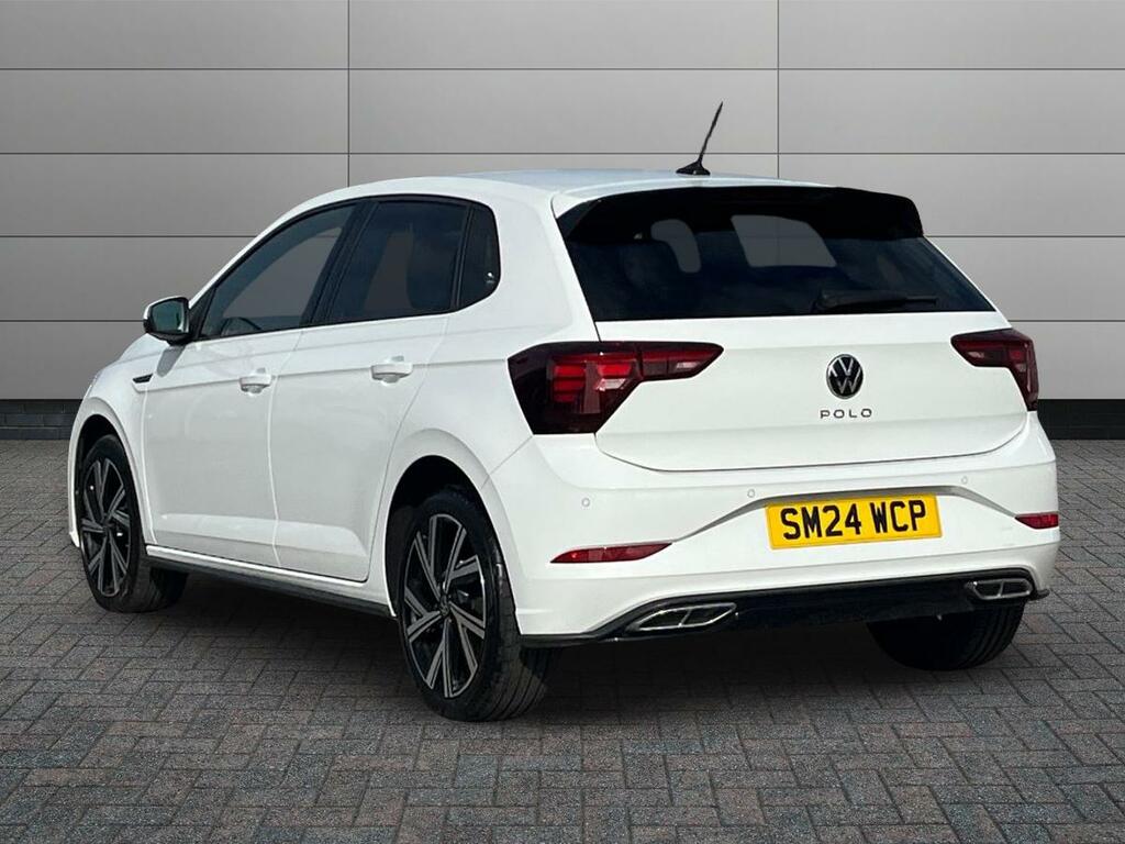 Volkswagen Polo 1.0 Tsi R-line Euro 6 Ss SM24WCP White #2