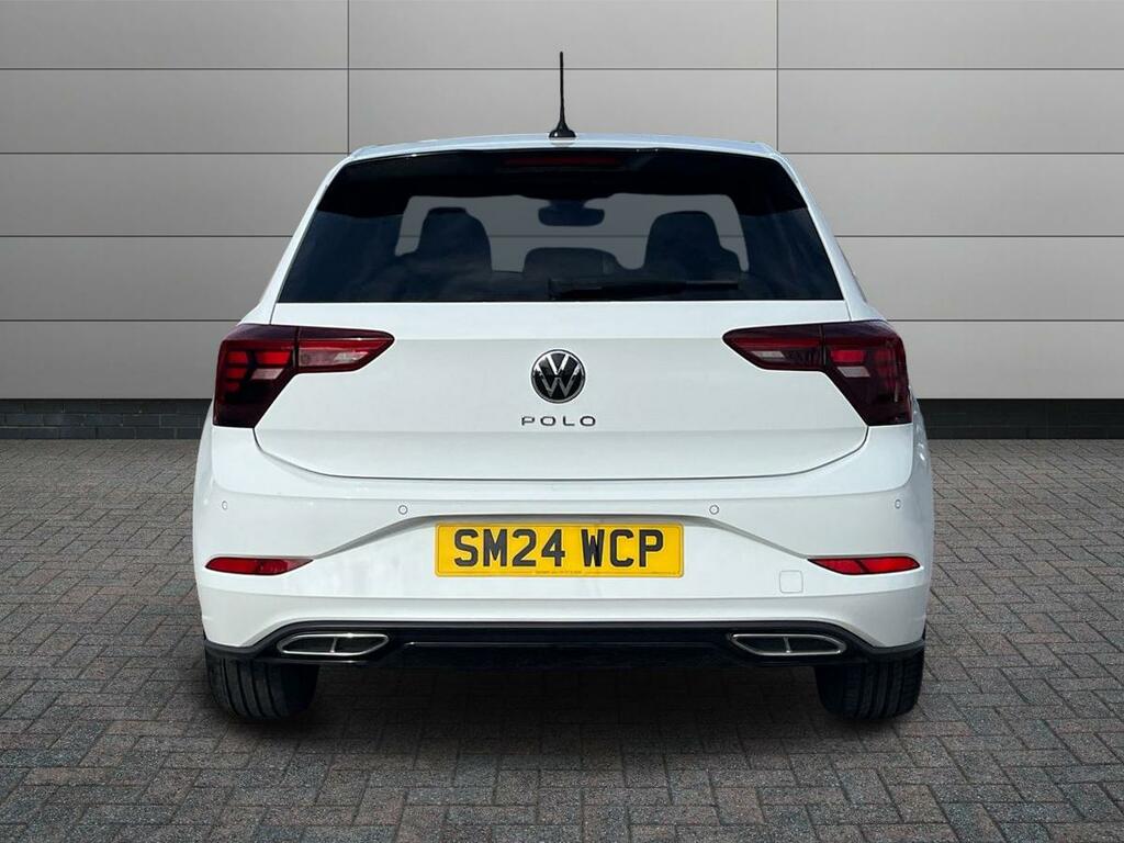 Volkswagen Polo 1.0 Tsi R-line Euro 6 Ss SM24WCP White #6