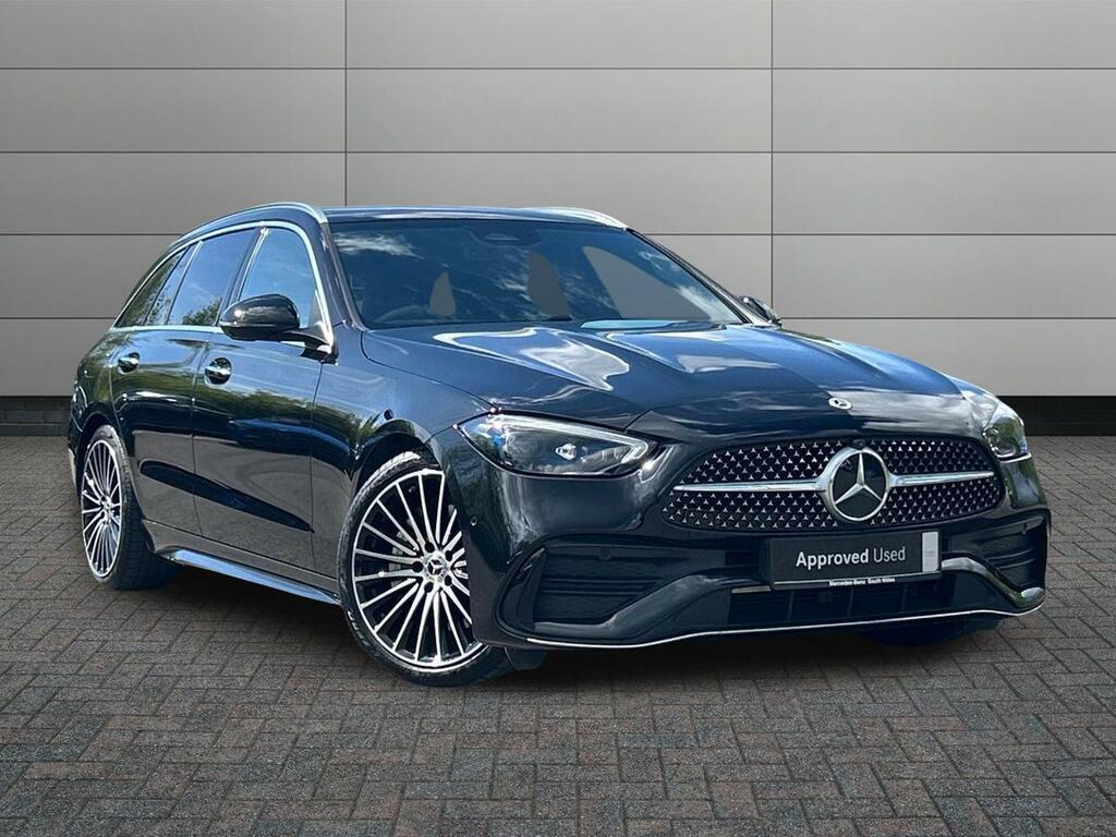 Mercedes-Benz C Class 2.0 C300h Mhev Amg Line Premium Plus G-tronic E Black