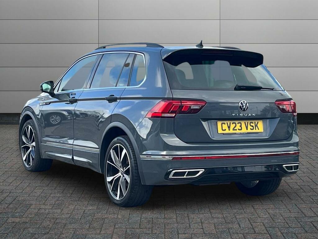 Volkswagen Tiguan 2.0 Tdi R-line Dsg 12 Months Vw Warranty CV23VSK Grey #2
