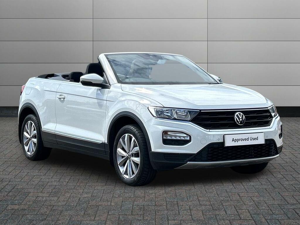 Volkswagen T-Roc 1.5 Tsi Evo Design Cabriolet Dsg Euro 6 Ss White