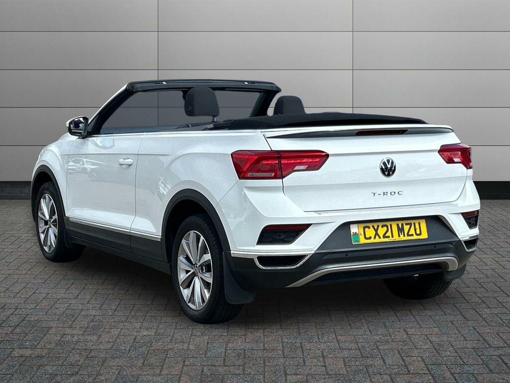 Volkswagen T-Roc 1.5 Tsi Evo Design Cabriolet Dsg Euro 6 Ss CX21MZU White #2