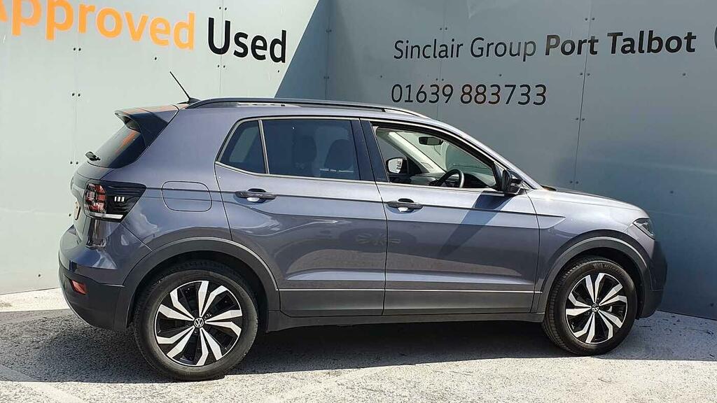 Volkswagen T-Cross 1.0 Tsi Black Edition Euro 6 Ss CU22ZDW Grey #4