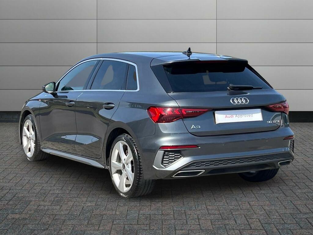 Audi A3 1.0 Tfsi 30 S Line Sportback Euro 6 Ss CP23ZTL Grey #2