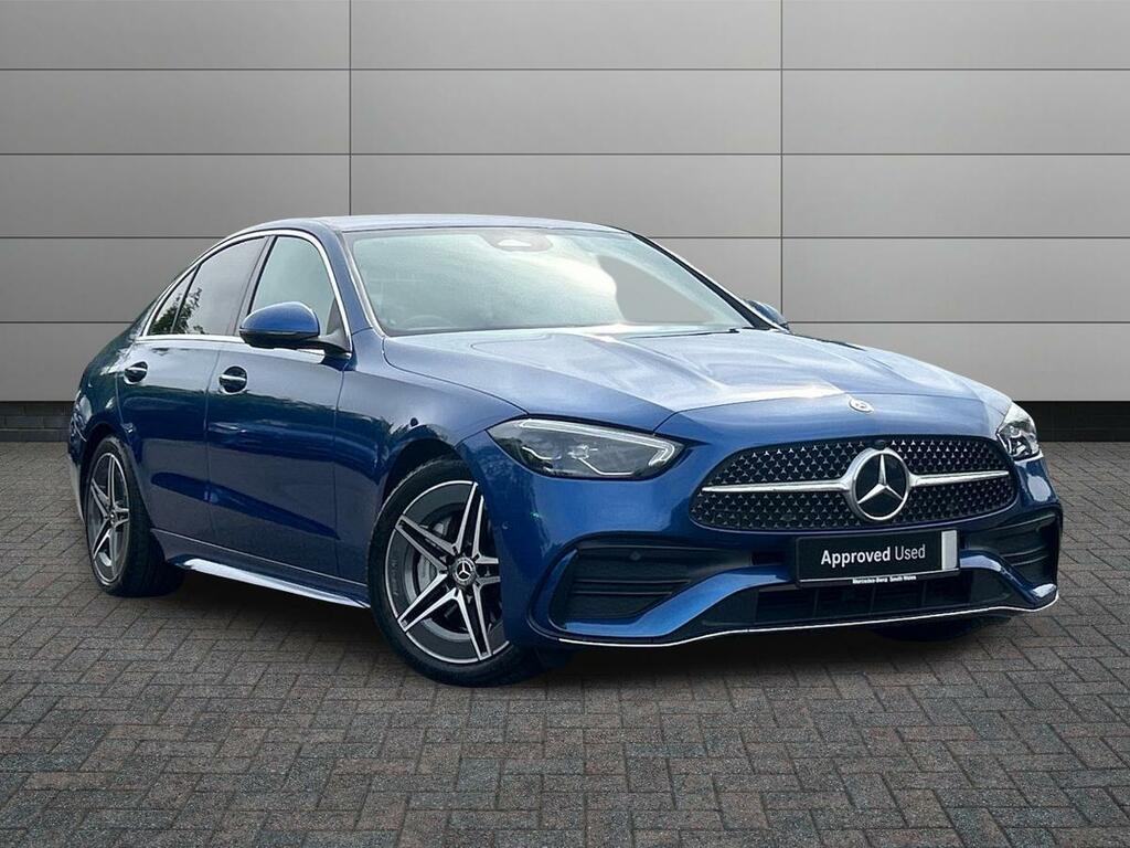 Mercedes-Benz C Class 1.5 C200h Mhev Amg Line G-tronic Euro 6 Ss Blue