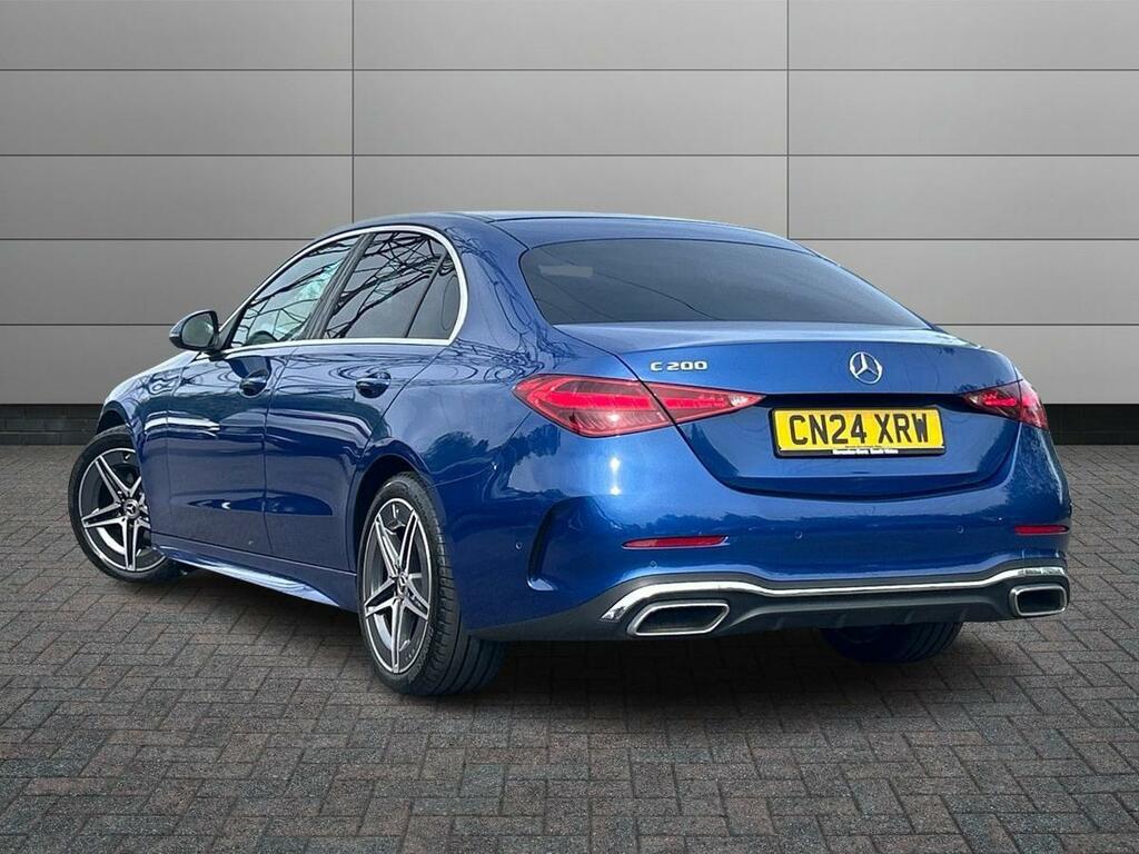 Mercedes-Benz C Class 1.5 C200h Mhev Amg Line G-tronic Euro 6 Ss CN24XRW Blue #2
