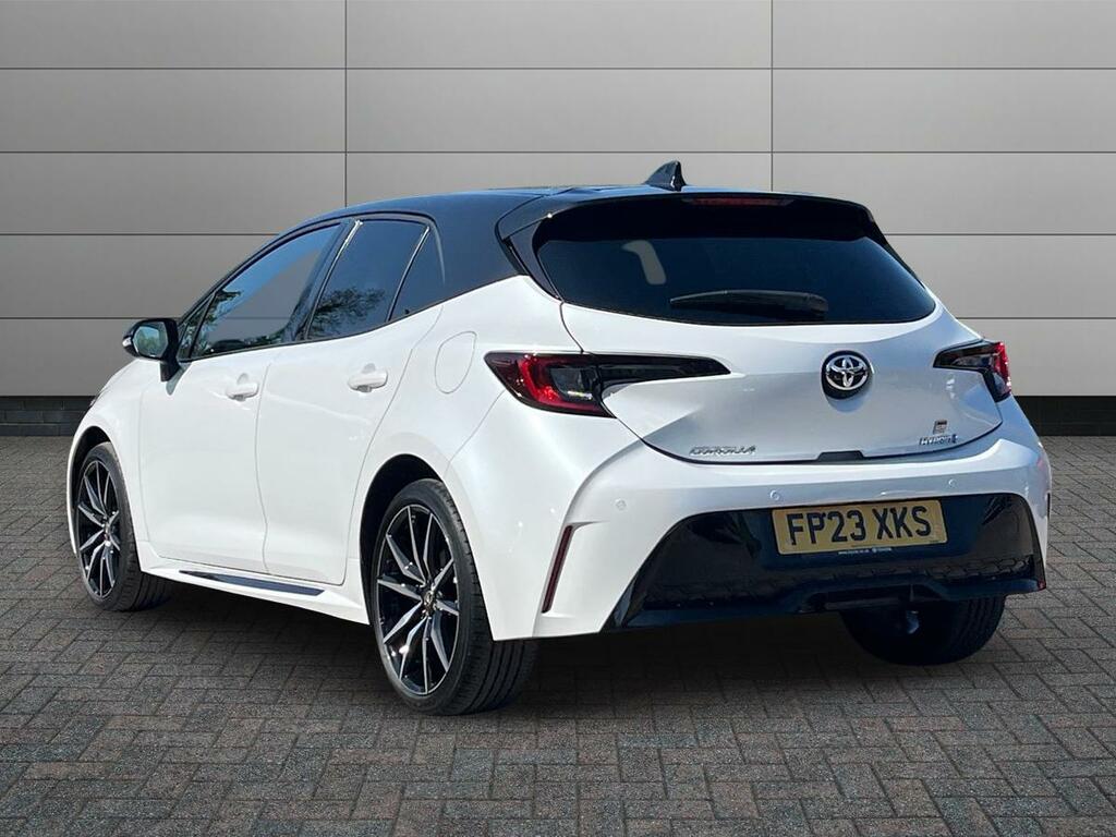 Toyota Corolla 1.8 Vvt-h Gr Sport Hatchback Hybrid Cvt FP23XKS White #2