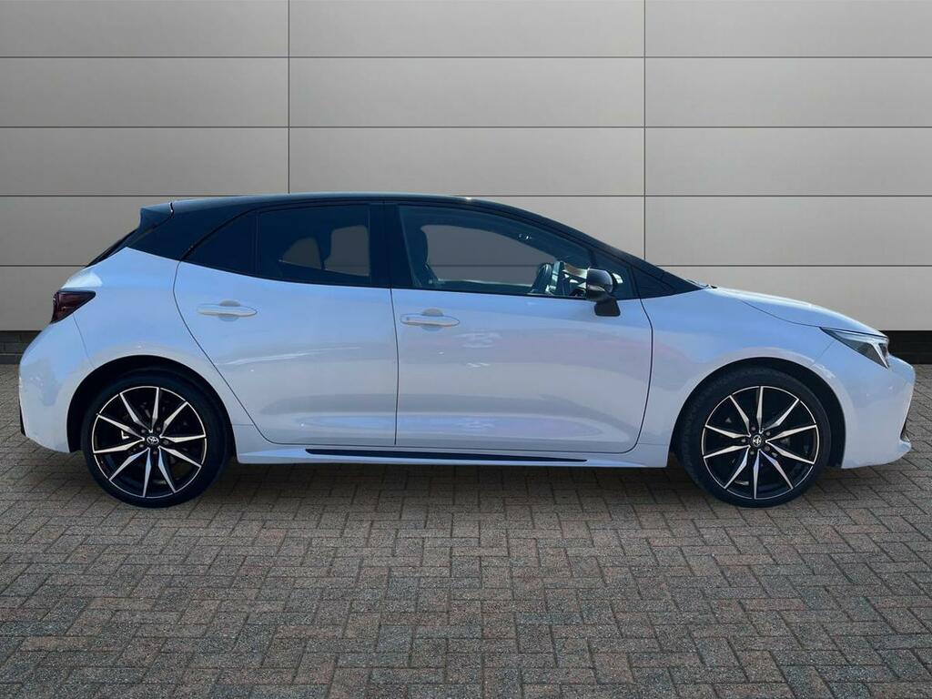 Toyota Corolla 1.8 Vvt-h Gr Sport Hatchback Hybrid Cvt FP23XKS White #5