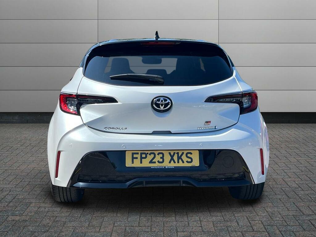 Toyota Corolla 1.8 Vvt-h Gr Sport Hatchback Hybrid Cvt FP23XKS White #6
