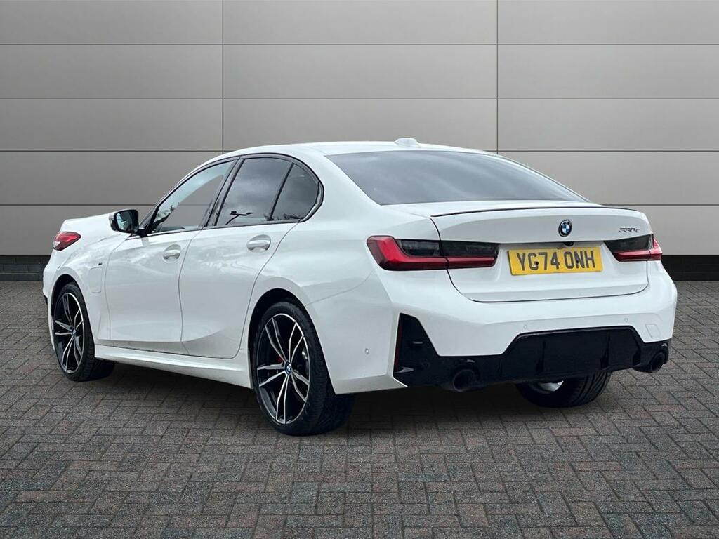 BMW 3 Series 2.0 330E 12Kwh M Sport Saloon Plug-in H YG74ONH White #2