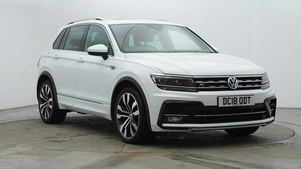 Volkswagen Tiguan 2.0 Tdi R-line Dsg 4Motion Euro 6 Ss White
