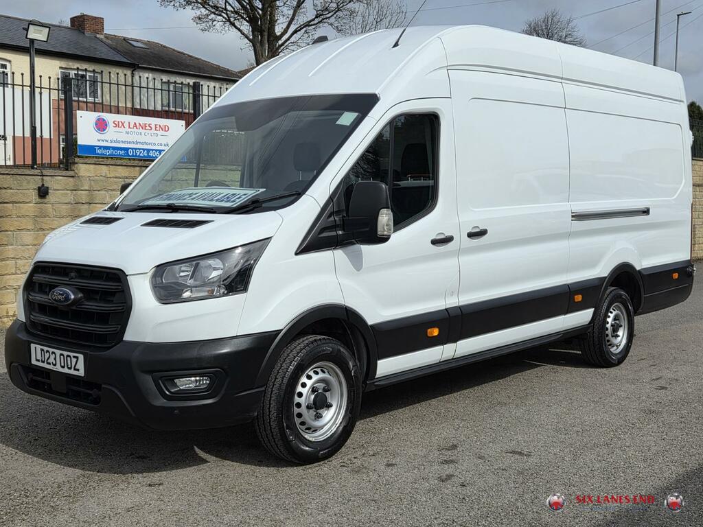 Ford Transit Custom 2.0 350 Ecoblue Leader Panel Van LD23OOZ White #6